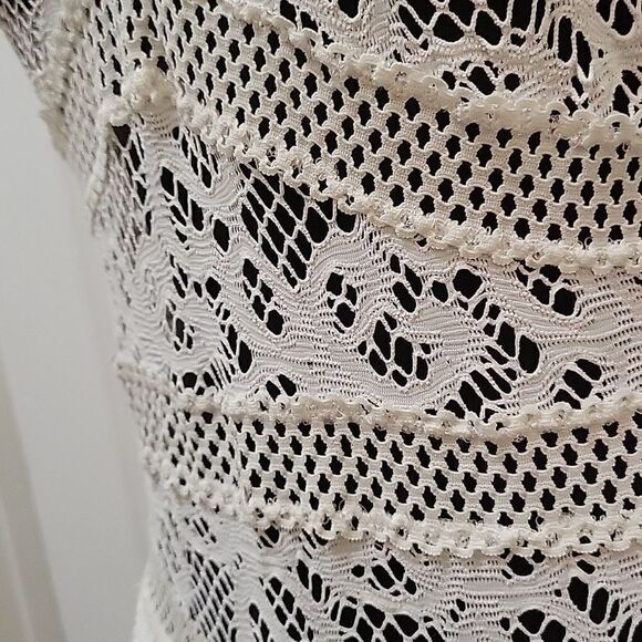 Becca by Rebecca Virtue White Captured Crochet One-Piece Swimsuit - Picture 6 of 16